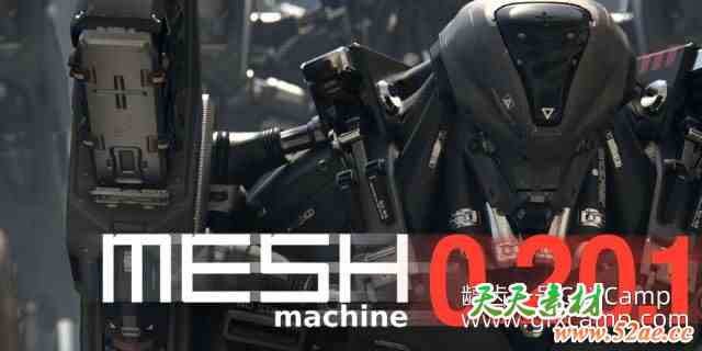 Blender倒角圆角插件破解版 MESHmachine v0.20.1-天天素材网
