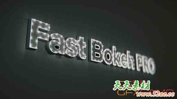 AE景深模糊插件破解版 Rowbyte Fast Bokeh Pro v2.1.3 for After Effects Win/Mac-天天素材网