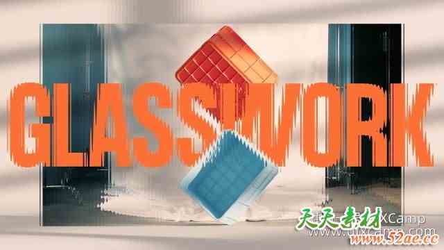 AE+PR玻璃折射视频特效插件 Aescripts Glasswork v1.2.0 Win/Mac破解版-天天素材网