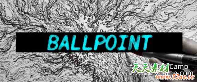 AE/PR圆珠笔线条特效插件 Aescripts Ballpoint V1.4.0 Win/Mac破解版-天天素材网