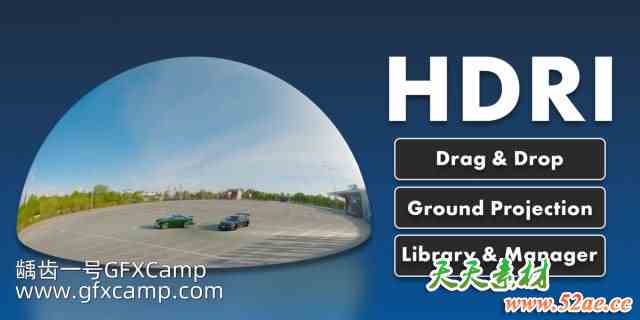 Blender HDRI拖拽使用插件 Alt Tab Easy HDRI V1.1-天天素材网