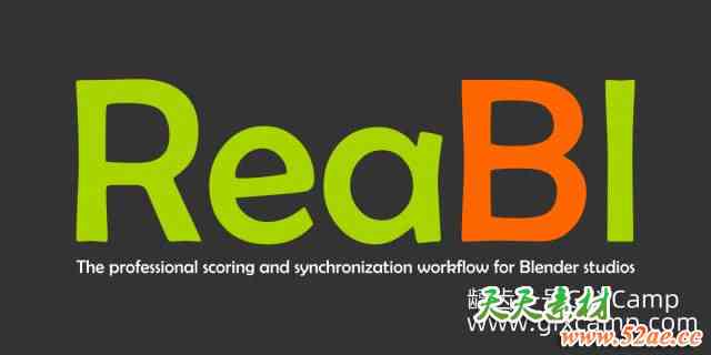 Blender Reaper音乐同步流程插件 ReaBl V1.1-天天素材网