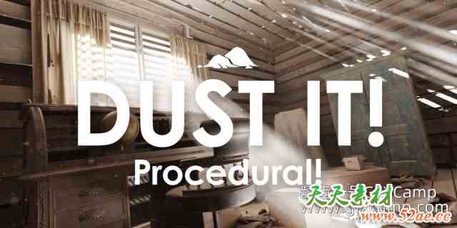 Blender灰尘粒子生成器插件 Dust It! V1.0-天天素材网