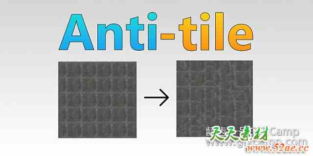 Blender重复平铺图案消除插件 Anti-Tile V1.71-天天素材网