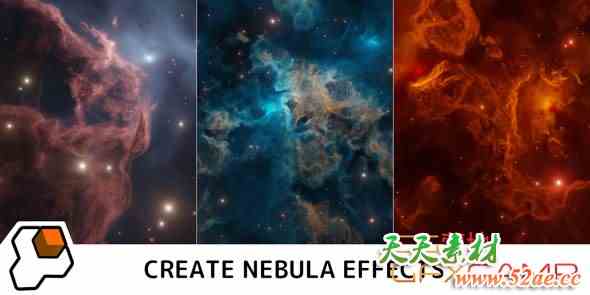 Blender太空星云生成插件 Nebula Generator V3.0.3 + V2.0.2-天天素材网