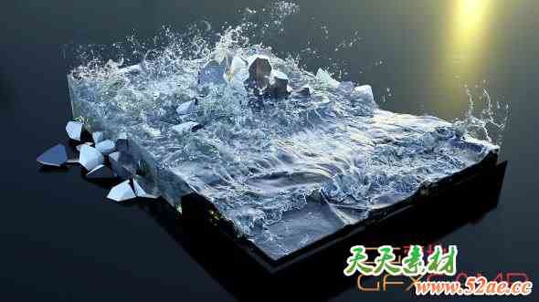 Blender水流体模拟插件+预设 FLIP Fluids v1.8.5 + Presets-天天素材网