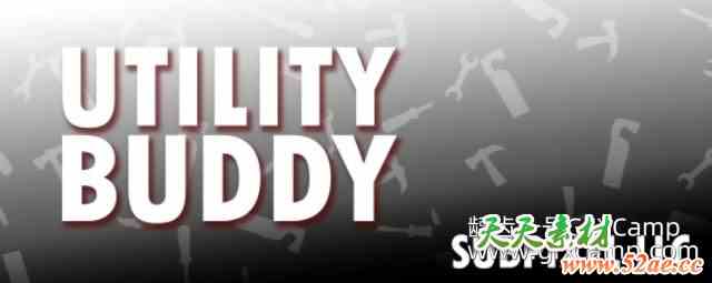 AE字体表达式颜色特效批量查找修改脚本 Aescripts Utility Buddy V1.3.1 + 使用教程-天天素材网
