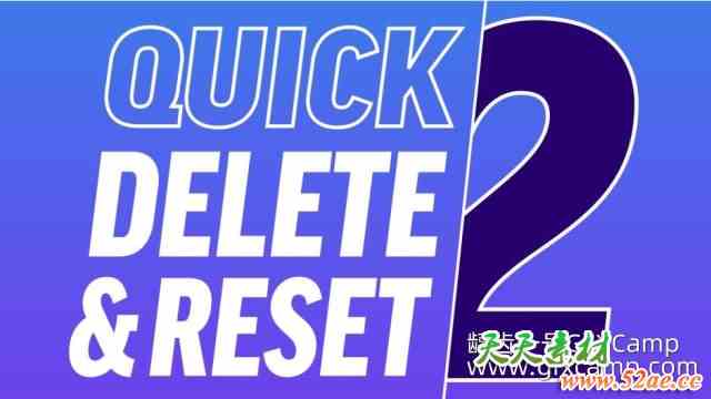 图层属性重置AE脚本 Aescripts Quick Delete & Reset v2.1 + 使用教程-天天素材网