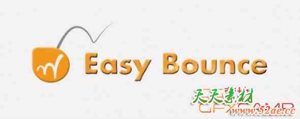 AE物体弹跳小球动画脚本 Aescripts Easy Bounce Pro V1.0.003 + 使用教程-天天素材网
