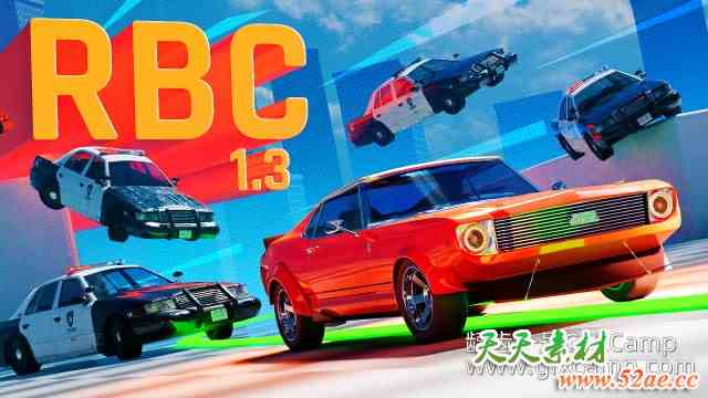 Blender汽车绑定插件 RBC Pro V1.4.8 – A Physics Based Vehicle Rigging Addon-天天素材网