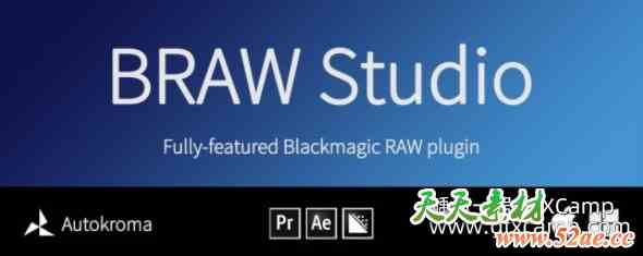 Blackmagic RAW素材导入AE/PR/Encoder插件 Aescripts BRAW Studio v3.4.0 Win破解版-天天素材网