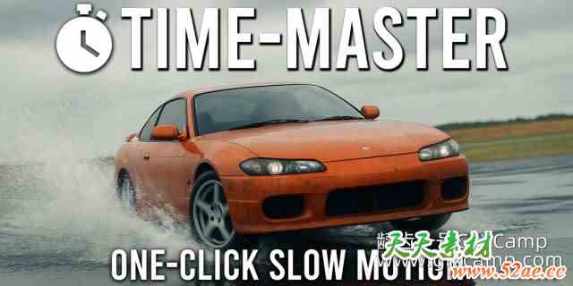 Blender时间速度控制插件 TimeMaster – One-Click Slow Motion-天天素材网