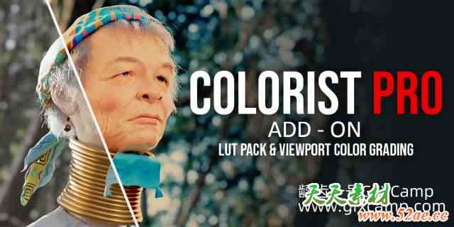 Blender场景渲染合成LUTs调色插件 Colorist Pro V1.4.2 + Asset 预设-天天素材网