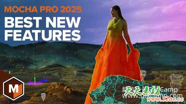 摄像机反求跟踪软件 Mocha Pro 2025.5 v12.5.2 For AE/OFX/AVX插件 Win破解版-天天素材网