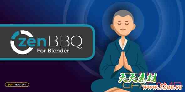 Blender倒角插件 Zen BBQ V1.2.0.0-天天素材网