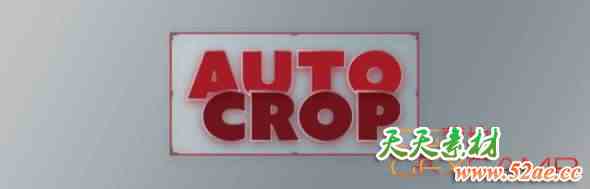 合成自动剪裁AE脚本 Aescripts Auto Crop 3.2.1.1 Win/Mac + 使用教程-天天素材网