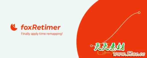 合成子图层时间重置AE脚本 Aescripts foxRetimer v1.3 + 使用教程-天天素材网