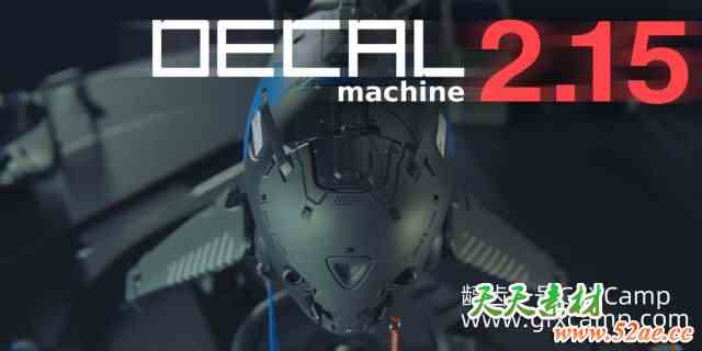 Blender模型表面建模贴图插件 DecalMachine V2.15-天天素材网