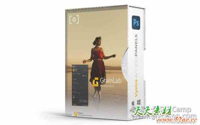 PS图片添加噪点脚本 GrainLab for Photoshop-天天素材网