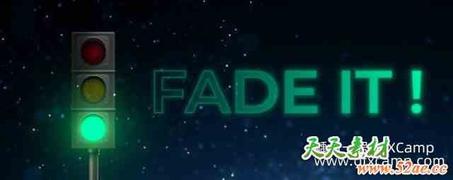 AE图层不透明度淡化出入动画脚本 Aescripts Fade It V1.2 + 使用教程-天天素材网