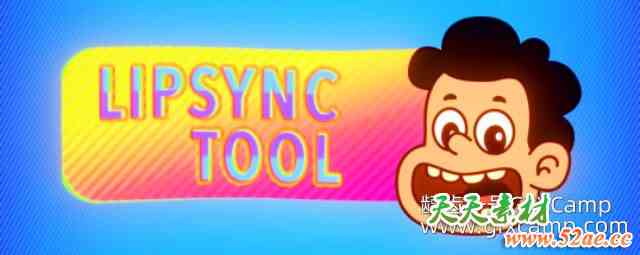 AE口型动画脚本 Aescripts LipsyncTools V1.0 + 使用教程-天天素材网