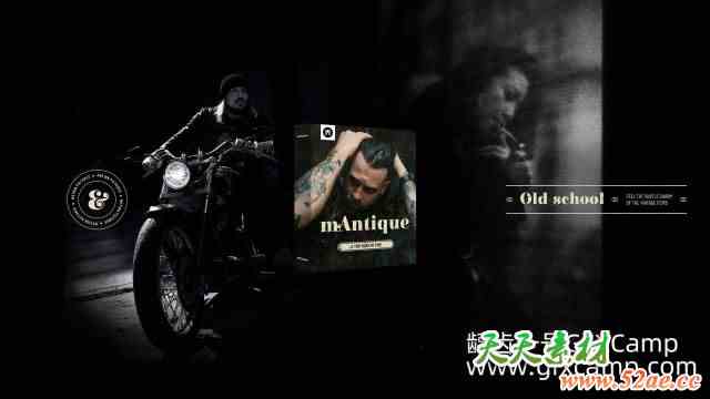 达芬奇插件-复古西部怀旧视频特效文字标题预设 mAntique-天天素材网