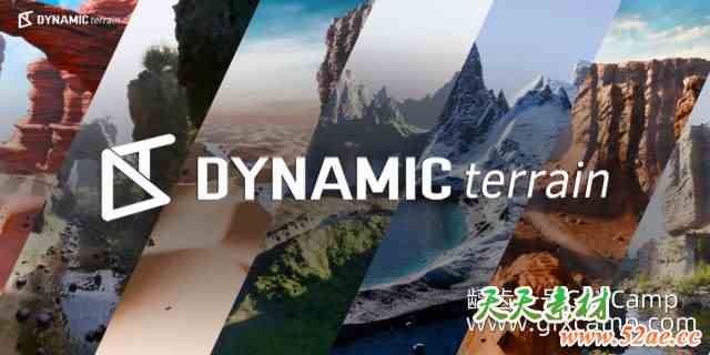 Blender地形生成插件 Dynamic Terrain V1.0.4-天天素材网