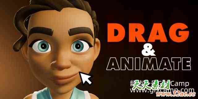 Blender拖拽骨骼绑定动画插件 Blaze Animate V1.0.3 + 使用教程-天天素材网