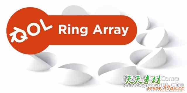 Blender圆形阵列插件 Qol Tools: Ringarray V1.0.5-天天素材网