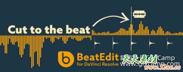 达芬奇音乐节奏鼓点动画插件 BeatEdit for Resolve V1.2.006 Win/Mac + 使用教程-天天素材网