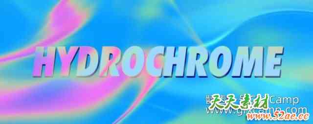 AE/PR抽象流动背景插件 Aescripts HydroChrome V1.1.1 Win/Mac破解版-天天素材网