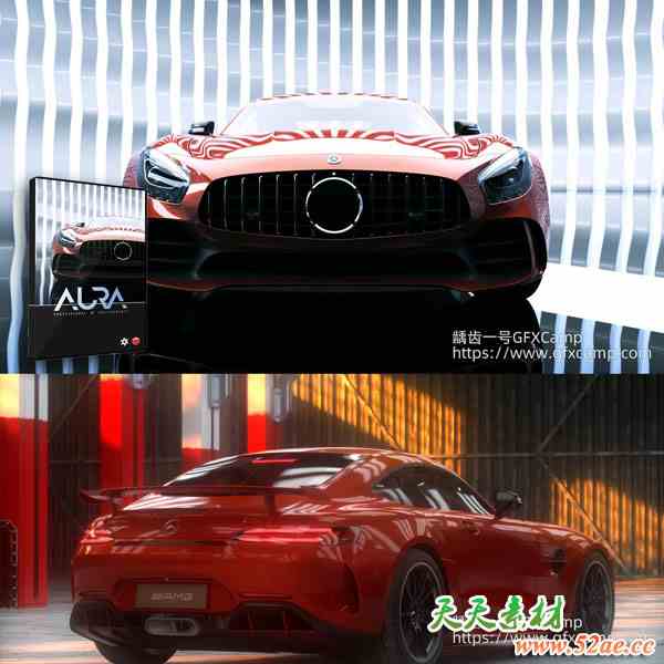 C4D 10组Octane/Redshift三维场景灯光渲染环境模型工程文件-天天素材网
