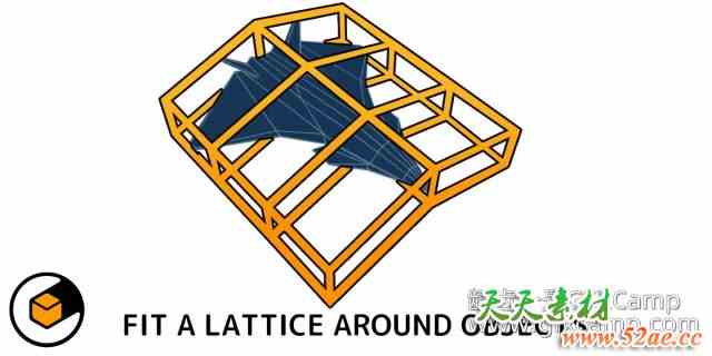 Blender晶格变形网格插件 Fit Lattice V1.8.0-天天素材网